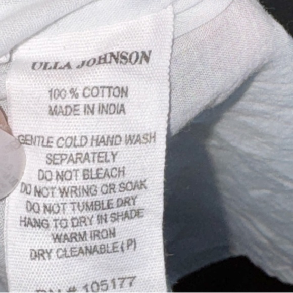 Ulla Johnson Striped Virginie Dress Blue White Maxi Lined Size 2 Women's Coastal - Picture 11 of 16